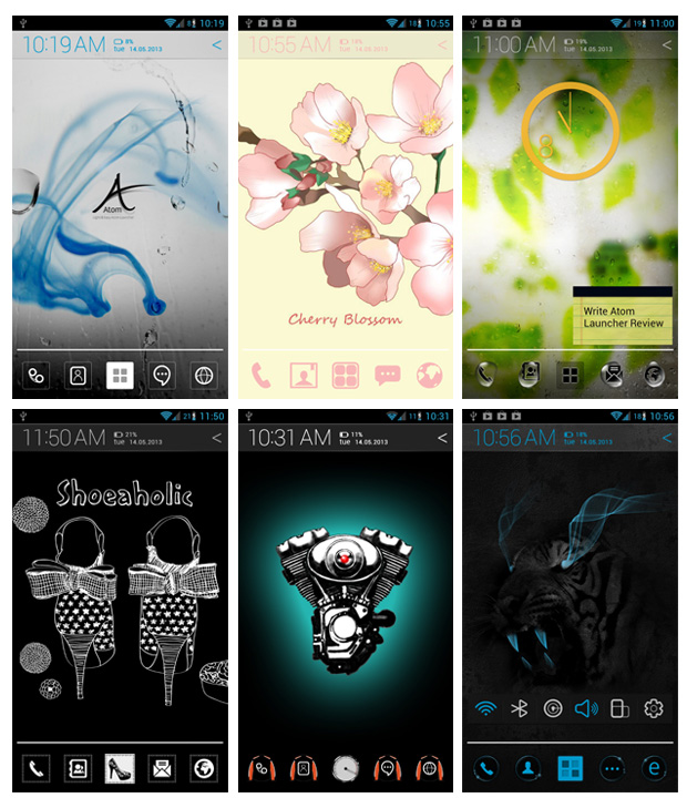 Atom launcher android app appsapk